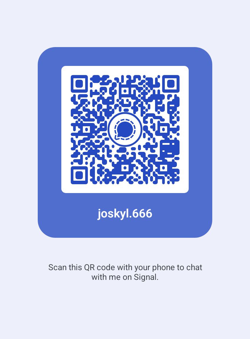 Signal QR Code - joskyl.666